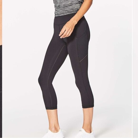 LULULEMON Speed Up Crop Leggings Black Size 6 - Picture 16 of 16